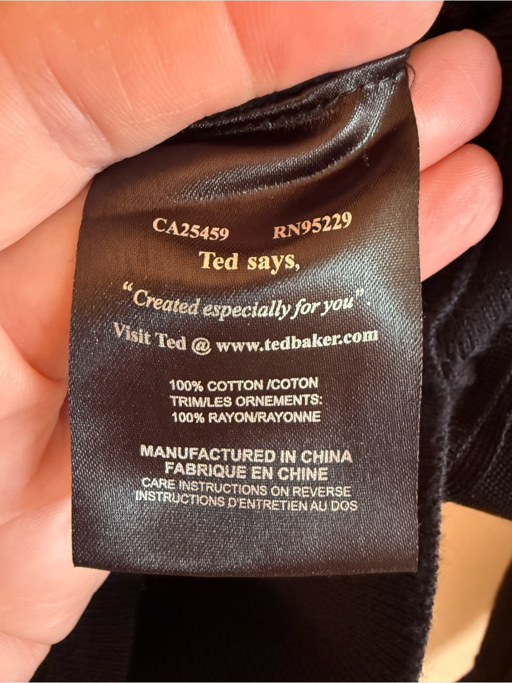 Ted Baker Black Ruffle-Front Button Cardigan Sz.6 - Picture 7 of 8